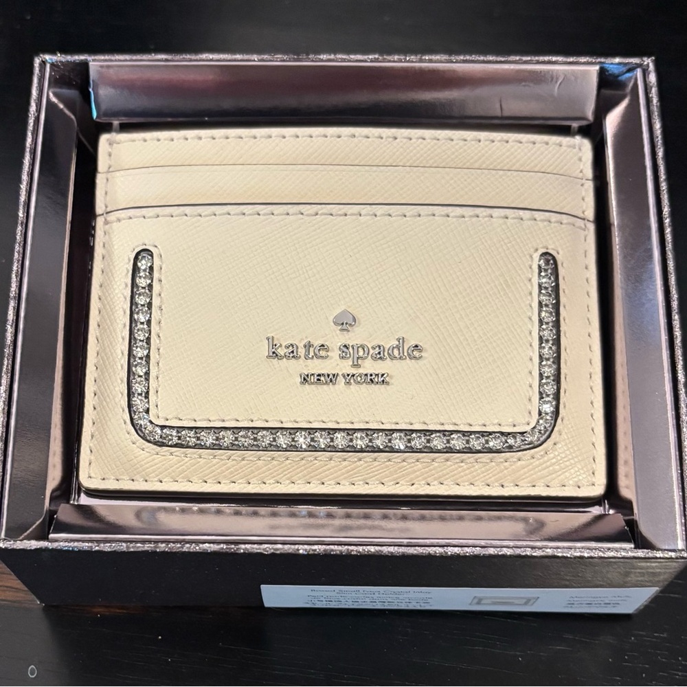 Kate Spade Madison Faux Crystal Card Holder